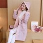 Oversized Winter Coat Women Parka 2017 Korean Style Hooded Lambswool Parkas Thicken Suede Leather Ou