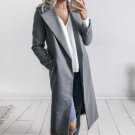 Women Woolen Coats 2017 New Female Autumn Winter Jackets Elegant Office Work Wool Blends Trench Coat