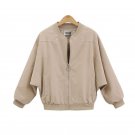 Women Fashion Bomber Jackets Coat 2017 Autumn Winter O-Neck Long Sleeve Zipper Basic Jacket Coat Cas