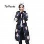Tafforda 2017 Winter Down Jacket Large Size Long Pattern Slim Students Thick Feathers Women\'s Down