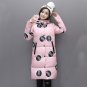 Tafforda 2017 Winter Down Jacket Large Size Long Pattern Slim Students Thick Feathers Women\'s Down