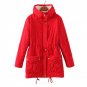 Women Jacket Coat 2017 Winter Warm Parkas Turn Down Colla Casual Coat Outwear Medium Long Slim Parka