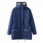 Women Jacket Coat 2017 Winter Warm Parkas Turn Down Colla Casual Coat Outwear Medium Long Slim Parka