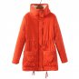 Women Jacket Coat 2017 Winter Warm Parkas Turn Down Colla Casual Coat Outwear Medium Long Slim Parka