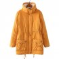 Women Jacket Coat 2017 Winter Warm Parkas Turn Down Colla Casual Coat Outwear Medium Long Slim Parka