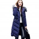 New Women Winter Warm Faux Fur Hooded Casual Long Coat Jacket Parkas 2017 Ladies Hoddies Long Sleeve