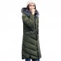 New Women Winter Warm Faux Fur Hooded Casual Long Coat Jacket Parkas 2017 Ladies Hoddies Long Sleeve