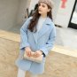 New 2017 Women Winter Fashion Wool Blends Coats Slim Long Woolen Coat Female Outerwear High Street C