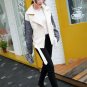 Women\'s Winter Coats 2017 Autumn Cashmere Women Coat Fashion Spliced Long Sleeve Zip Short Jackets