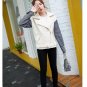 Women\'s Winter Coats 2017 Autumn Cashmere Women Coat Fashion Spliced Long Sleeve Zip Short Jackets