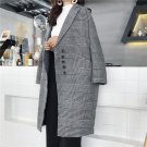 2017 Women Autumn Winter Coats Jackets warm wool blends vintage Plaid Oversized High Quality Winter 