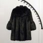 Elegant stand collar wave cut full pelt natural rabbit fur coat outerwear women\'s autumn winter 201