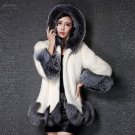 European Fashion Women Winter Coat Casual Synthetic Fur Clothing Hooded Coat Keep Warm Overcoat