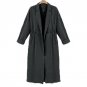 Women Casual Vintage Retro Oversized Open Front Cardigan Drawstring Long Coat Outwear Autumn Winter