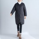 Flare Winter Women 2017 Jacket V-Neck Zippers Long Sleeve Pockets Straight Leisure Black Warm Long O