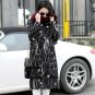 White Duck Down Jacket 2017 Printing Winter Coat Women Black Parka Hooded Maxi Coats Winter Jacket W