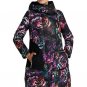 2017 Printed European Winter Women Down Parkas X-Long Coats with Hoody 90% Duck Down Outerwear Plus