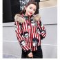 Parka Mujer Invierno 2017 Winter New Down Jacket Female Cartoon Graffiti Printed Short Section Cotto