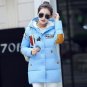 new 2016 winter jacket women military print parkas duck down loose fit coat medium long pathchwork p