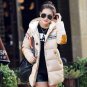 new 2016 winter jacket women military print parkas duck down loose fit coat medium long pathchwork p