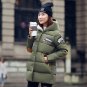 New2017 winter jacket plus size women print parkas duck down loose fit coat medium long pathchwork o