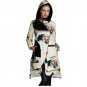Abrigos Chaquetas Mujer Invierno 2017 Winter Jacket woman\'s Floral Print White Duck Down Parka Fema