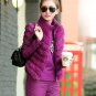 tracksuit for women 2016 winter women\'s down jacket + fur vest + pants three-piece set female fashi