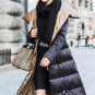 Winter Jacket Women Nice New Style Coat Overcoat Europe Brand Fashion Big Size White Duck Warm Long