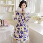 New Arrival Fashion Winter Slim Fur Hooded Collar Ziper Long Sleeve Camouflage Mid-Long White Duck D