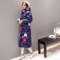Winter Jacket Women Light Down Coat Medium-Long Down Hooded Jackets Plus Size Warm Casual Female 8 C