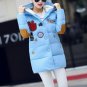 2017 Winter Jacket Women Military Print Parkas Duck Down Loose Fit coat Medium Long Pathchwork Plus