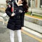 2017 Winter Jacket Women Military Print Parkas Duck Down Loose Fit coat Medium Long Pathchwork Plus