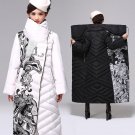 White Duck Down Winter Jacket Women Over Knee Long Jacket Female Thick Women\'s Down Jacket Loose Co