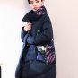 Winter Jacket Women Stand Collar Medium Long Cloak Plus Size M-3XL Duck Down Coat Women Fashion Eleg