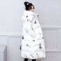 New Winter Military Printed Coats Women Wadded Hooded Jacket Medium-long Casual Parka Thickness Plus