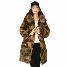2017 New Fashion Camouflage Women Down Coat Thickness Winter Coat Women Long Coat Womens Down Jacket