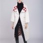 Ultra Light Down Jacket Women  Winter Slim Long Coat Slim Long Coat For Women  Casual  Pockets Print