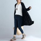 2017 Fashion Women Waterfall Long Sleeve Pockets Sweater Outerwear Jacket Coat Autumn Casual Knitted