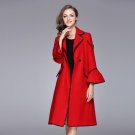 High Street Coats 2017 Early Autumn Winter Top UK Fashion Flare Sleeve Patchwork Black Laciness Wome