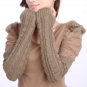 2016 Winter Twisted Arm Warmers Women Gloves 4 Color