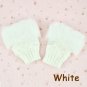 2016 Fashion Winter Arm Warmer Fingerless Gloves, Knitted Fur Trim Gloves Mitten