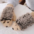 Winter Autumn Women Girl Solid Pink Gloves Cartoon Cute Winter Gloves Female Net Fitness Gloves Hedg