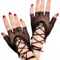 2016 New Adult Fishnet Mesh Popular Short Gloves Fingerless 2 Colors Lace Mini Gloves LC73126
