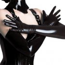 Sexy Women Long Faux Leather Gloves Punk Gloves Sexy Hip-pop Jazz Outfit Mittens Culb Wear Eroticas 
