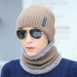 Winter Hat Scarf Neck Warmer Women Skullies Beanies Thick Fleece Mask Scarf Sets Winter Hats For Men