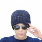 Mens Winter Hat knit Cap Neck Warmer Scarf Skullies Beanie Winter Hats for Men Fashion Balaclave Fac