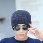 Mens Winter Hat knit Cap Neck Warmer Scarf Skullies Beanie Winter Hats for Men Fashion Balaclave Fac