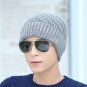 Mens Winter Hat knit Cap Neck Warmer Scarf Skullies Beanie Winter Hats for Men Fashion Balaclave Fac