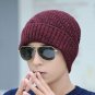 Mens Winter Hat knit Cap Neck Warmer Scarf Skullies Beanie Winter Hats for Men Fashion Balaclave Fac
