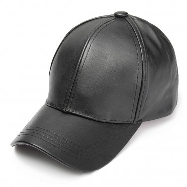 Winter Women PU Leather Baseball Cap Unisex Snapback Adjustable Trucker Hats Men Bone Casquette Sun 